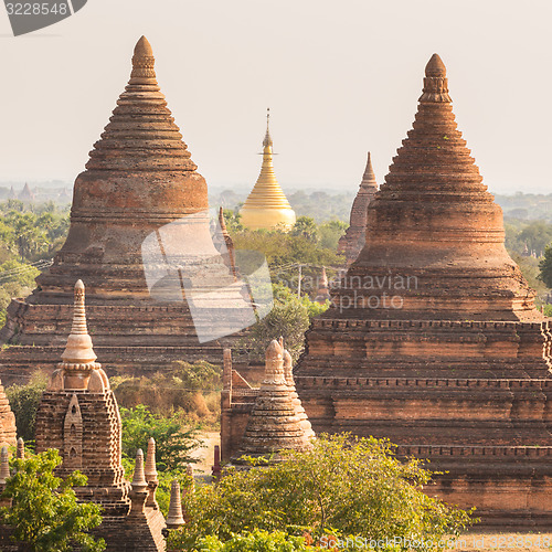 Image of Tamples of Bagan, Burma, Myanmar, Asia.