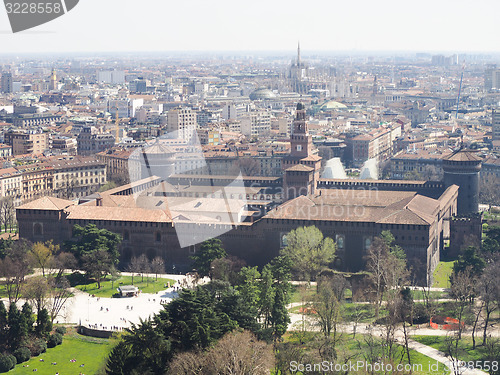 Image of Milan aerial view