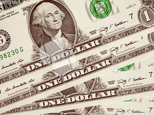Image of Retro look Dollar notes 1 Dollar