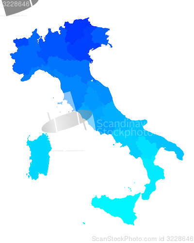 Image of Map of Italy