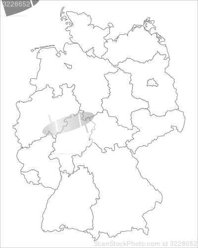 Image of Map of Germany