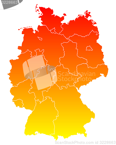 Image of Map of Germany