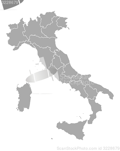 Image of Map of Italy