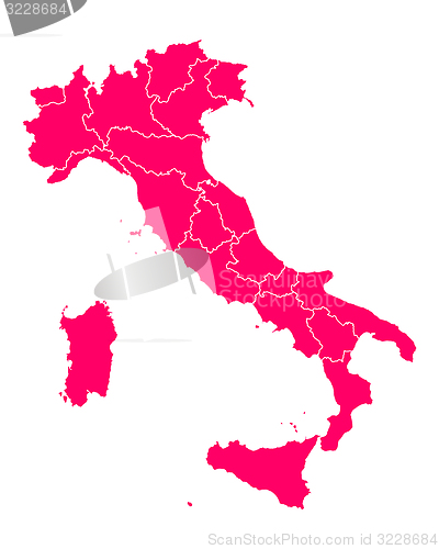 Image of Map of Italy