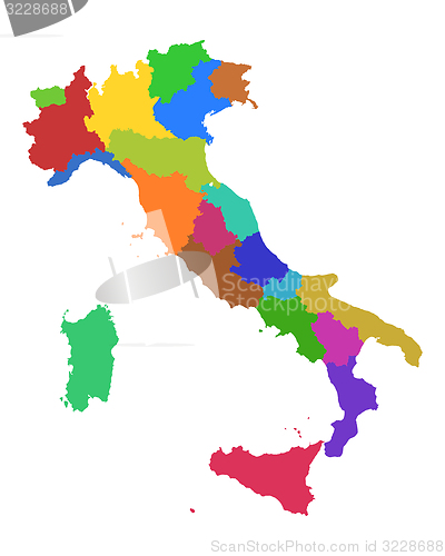 Image of Map of Italy