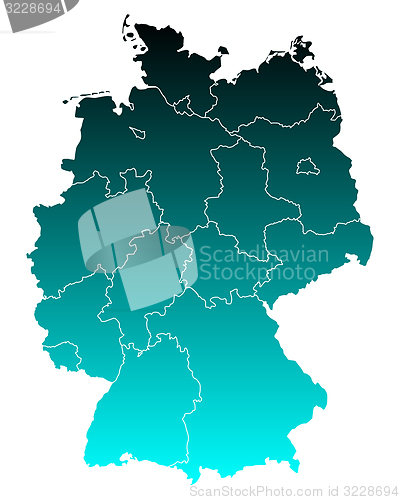 Image of Map of Germany