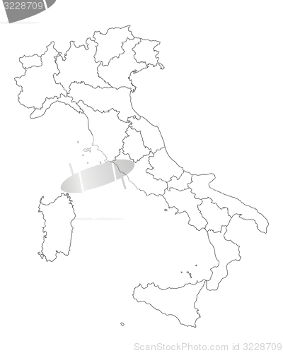 Image of Map of Italy