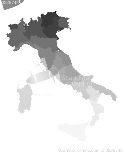 Image of Map of Italy