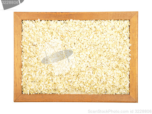 Image of Millet flakes in frame