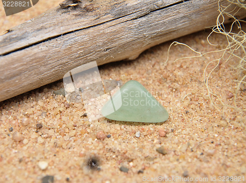 Image of Topaz on beach