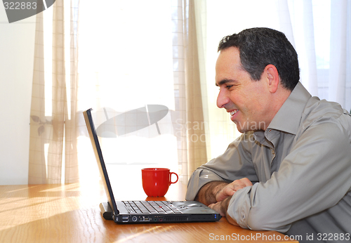 Image of Man with laptop