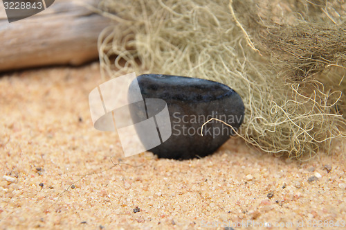 Image of Dumortierite on beach