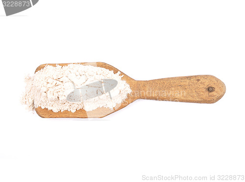 Image of Sourdough dried on shovel