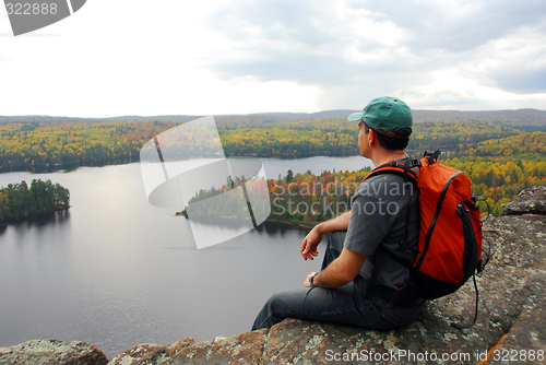 Image of Man hill top