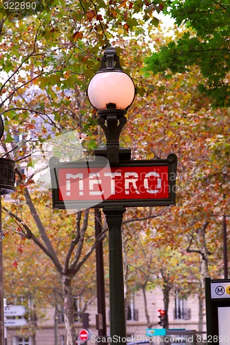 Image of Paris metro