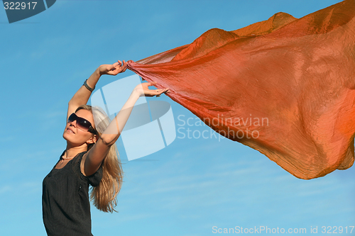 Image of Girl with a scarf