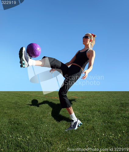 Image of Exercising with the ball