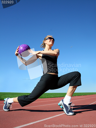 Image of Exercising woman