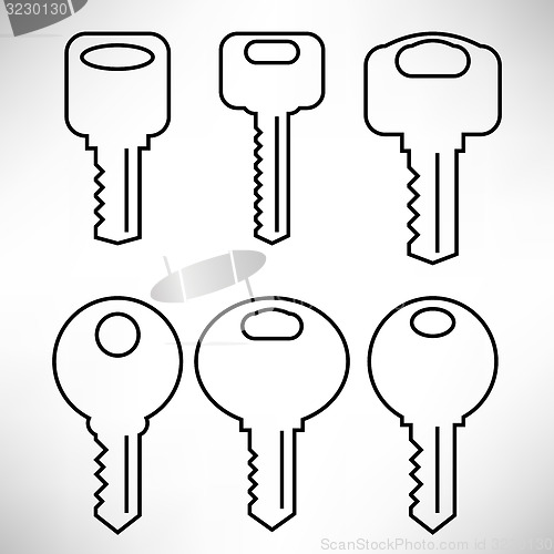 Image of Key Icons 
