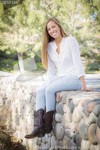 Image of Portrait of a Beautiful Young Woman