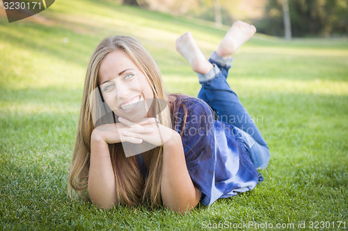 Image of Portrait of a Beautiful Young Woman
