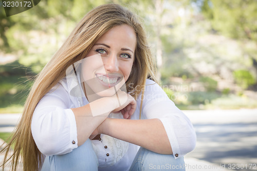 Image of Portrait of a Beautiful Young Woman