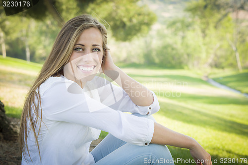 Image of Portrait of a Beautiful Young Woman