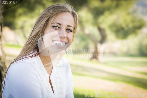 Image of Portrait of a Beautiful Young Woman