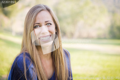 Image of Portrait of a Beautiful Young Woman