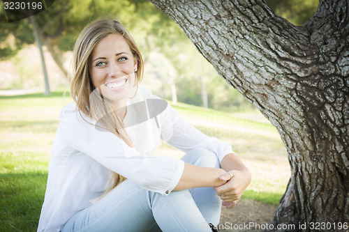 Image of Portrait of a Beautiful Young Woman