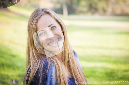 Image of Portrait of a Beautiful Young Woman