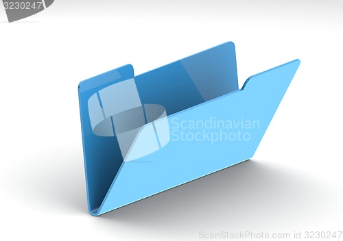 Image of Blue folder