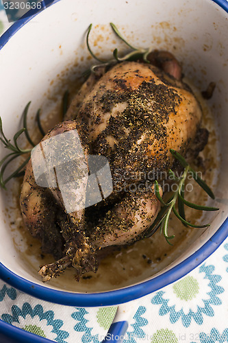 Image of Roasted quail with herbs