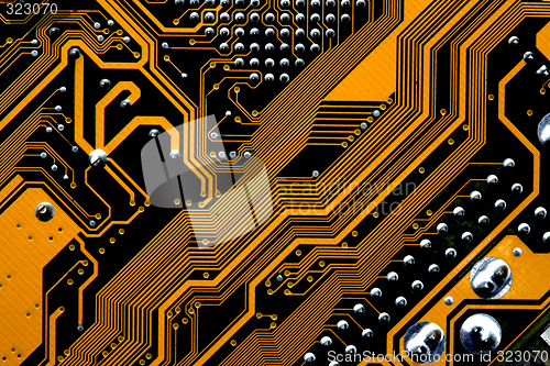 Image of computer motherboard