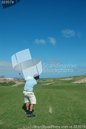 Image of golfer