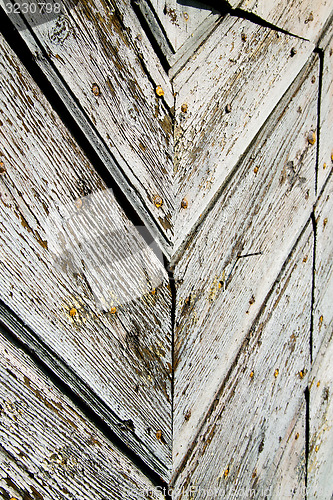 Image of arsago seprio abstract   rusty knocker in a  door  