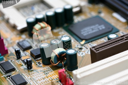 Image of motherboard detail