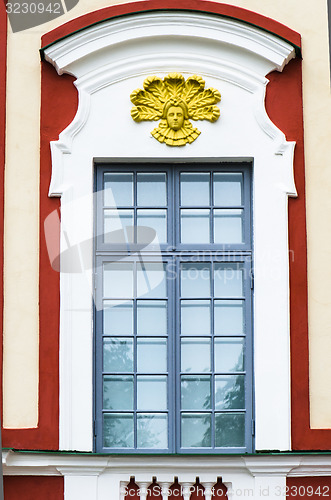 Image of  Detail of the facade of the palace building