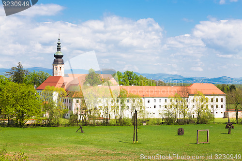 Image of Monastery Kostanjevica na Krki, Slovenia, Europe.