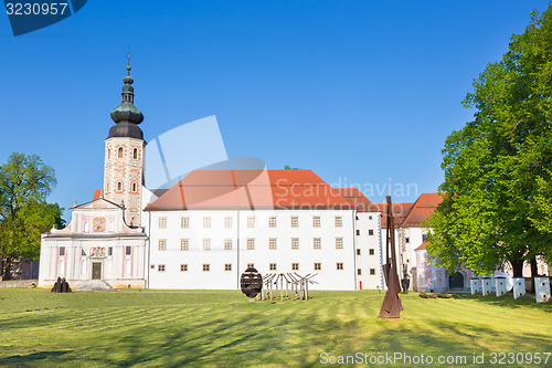 Image of Monastery Kostanjevica na Krki, Slovenia, Europe.