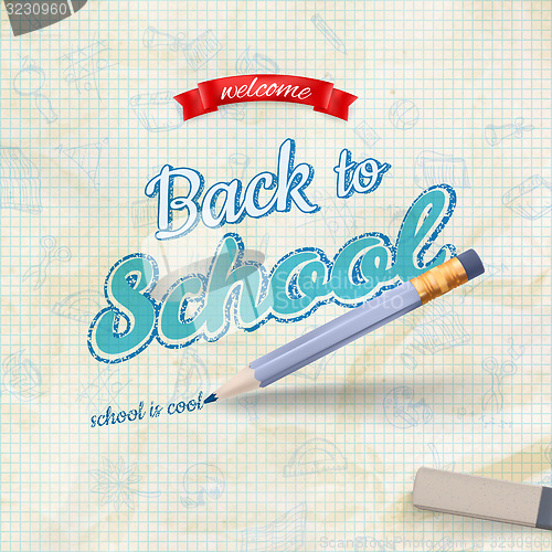 Image of Back To School background. EPS 10