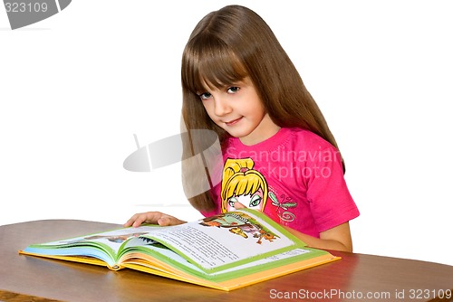 Image of The girl with the book 2