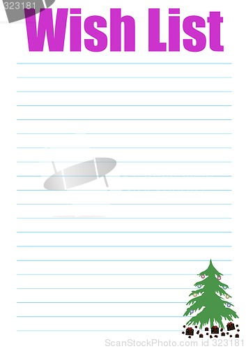 Image of Wish List - Christmas
