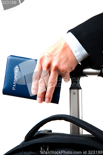 Image of Travelling businessman