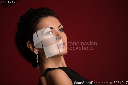 Image of Portrait of beautiful female model