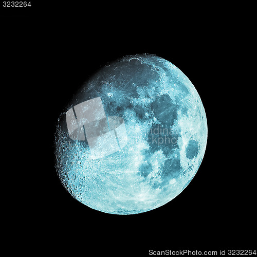 Image of Almost full moon