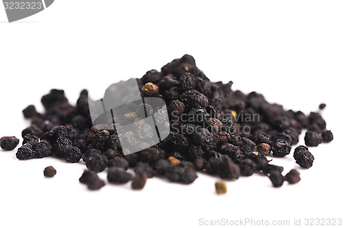 Image of Dried elderberry fruits