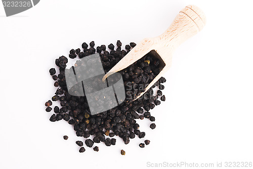 Image of Dried elderberry fruits