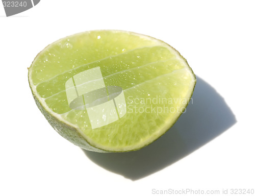 Image of Lime on white