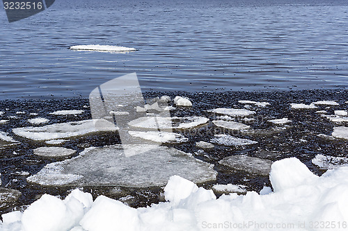 Image of Floating of ice